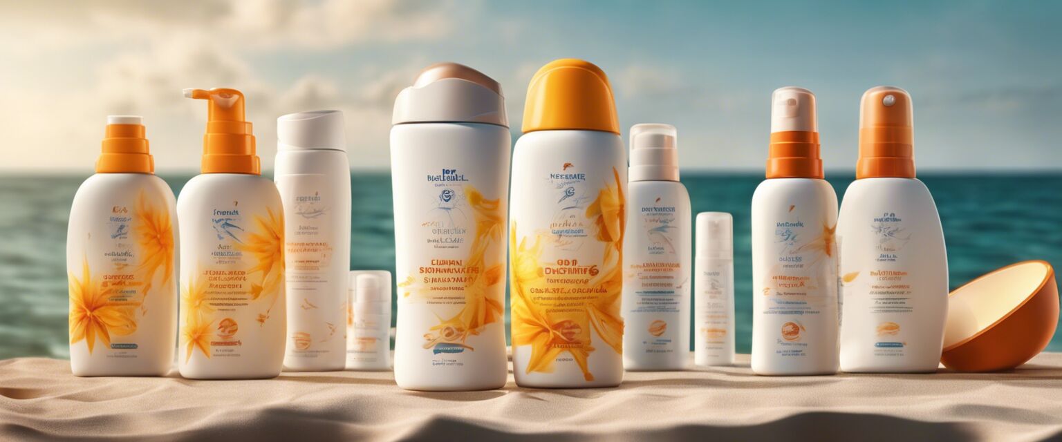 Sunscreen Bottles Image